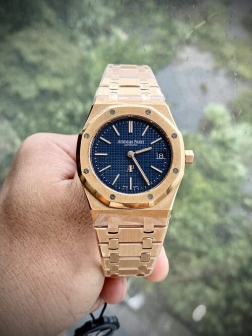 Audemars Piguet Royal Oak 15202OR Jumbo 39mm Blue Dial by ZF Factory - Audemars Piguet Royal Oak 15202OR Jumbo 39mm Blue Dial by ZF Factory -