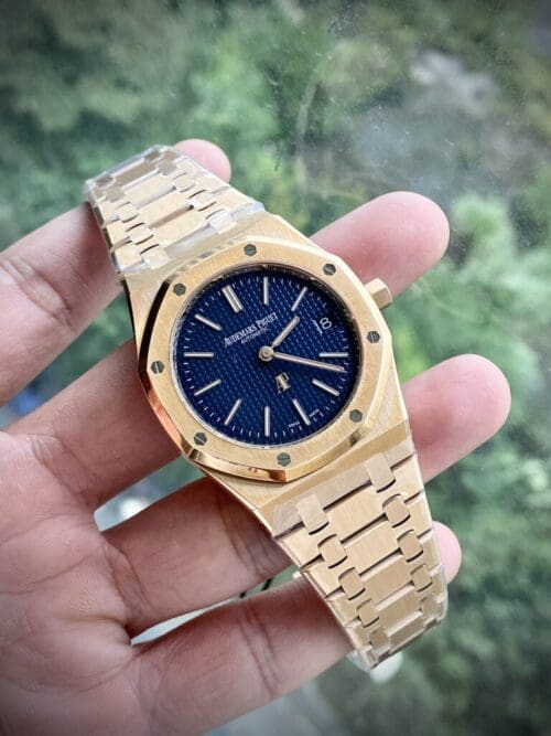 Audemars Piguet Royal Oak 15202OR Jumbo 39mm Blue Dial by ZF Factory - Audemars Piguet Royal Oak 15202OR Jumbo 39mm Blue Dial by ZF Factory -