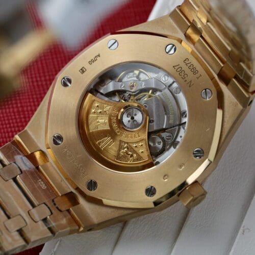Audemars Piguet Royal Oak 15400OR 41mm Custom with Moissanite Diamonds - Audemars Piguet Royal Oak 15400OR 41mm Custom with Moissanite Diamonds -
