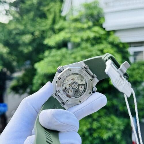 Audemars Piguet Royal Oak 15720ST 42mm IP Factory Green Dial - Audemars Piguet Royal Oak 15720ST 42mm IP Factory Green Dial -