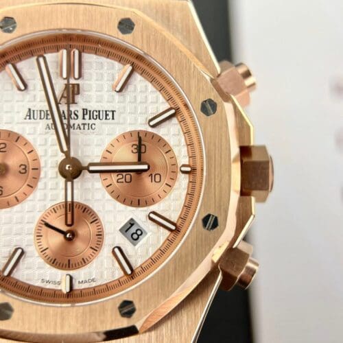 Audemars Piguet Royal Oak 26331OR 41mm with White Dial by ZF Factory - Audemars Piguet Royal Oak 26331OR 41mm with White Dial by ZF Factory -