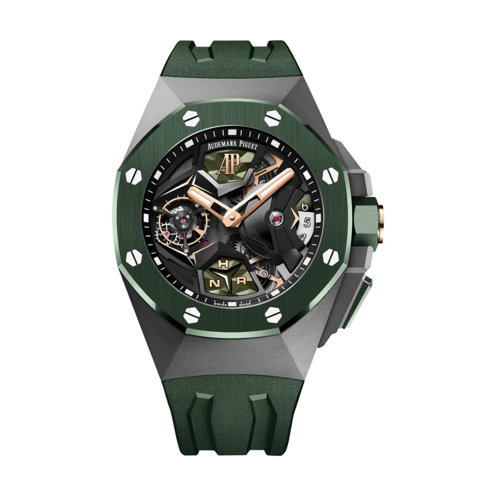 Audemars Piguet Royal Oak Concept Flying Tourbillon GMT Titanium Green Ceramic - Audemars Piguet Royal Oak Concept Flying Tourbillon GMT Titanium Green Ceramic -
