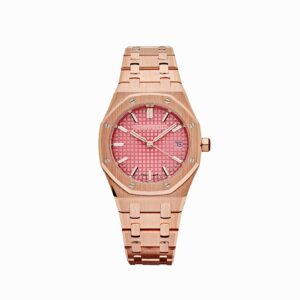 Audemars Piguet Royal Oak Ladies Rose Gold Pink Dial  -