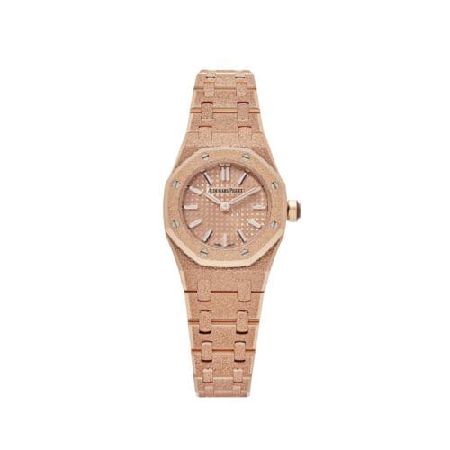 Audemars Piguet Royal Oak Mini Frosted Rose Gold Quartz - Audemars Piguet Royal Oak Mini Frosted Rose Gold Quartz -