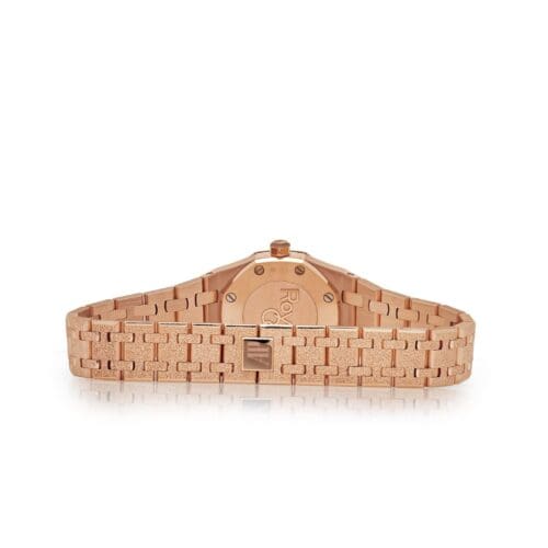 Audemars Piguet Royal Oak Mini Frosted Rose Gold Quartz - Audemars Piguet Royal Oak Mini Frosted Rose Gold Quartz -