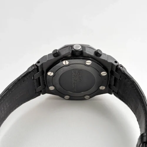 Audemars Piguet Royal Oak Offshore Chronograph Bumble Bee Carbon Black Dial Alligator - Audemars Piguet Royal Oak Offshore Chronograph Bumble Bee Carbon Black Dial Alligator -