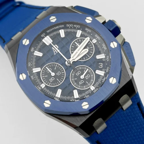 Audemars Piguet Royal Oak Offshore Selfwinding Chronograph Black/Blue Ceramic - Audemars Piguet Royal Oak Offshore Selfwinding Chronograph Black/Blue Ceramic -