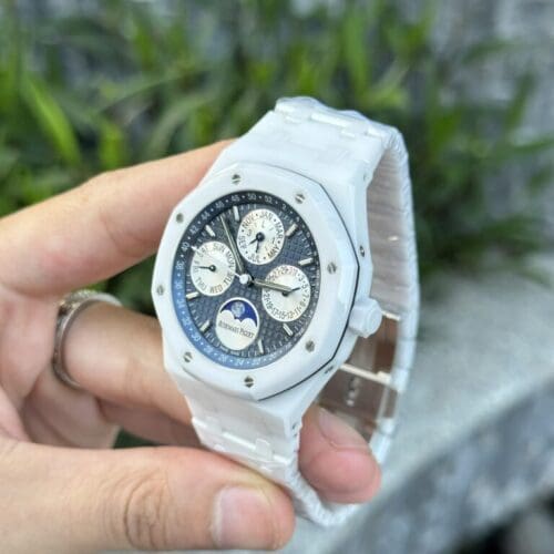Audemars Piguet Royal Oak Perpetual Calendar 26579CB 42mm in White Ceramic - Audemars Piguet Royal Oak Perpetual Calendar 26579CB 42mm in White Ceramic -