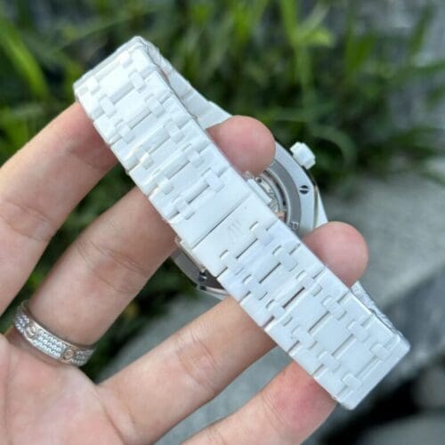 Audemars Piguet Royal Oak Perpetual Calendar 26579CB 42mm in White Ceramic - Audemars Piguet Royal Oak Perpetual Calendar 26579CB 42mm in White Ceramic -