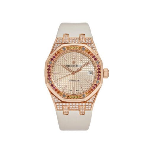 Audemars Piguet Royal Oak Rose Gold and Diamonds - Audemars Piguet Royal Oak Rose Gold and Diamonds -