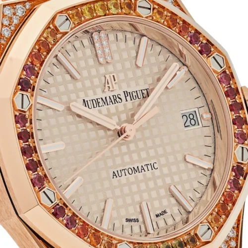 Audemars Piguet Royal Oak Rose Gold and Diamonds - Audemars Piguet Royal Oak Rose Gold and Diamonds -