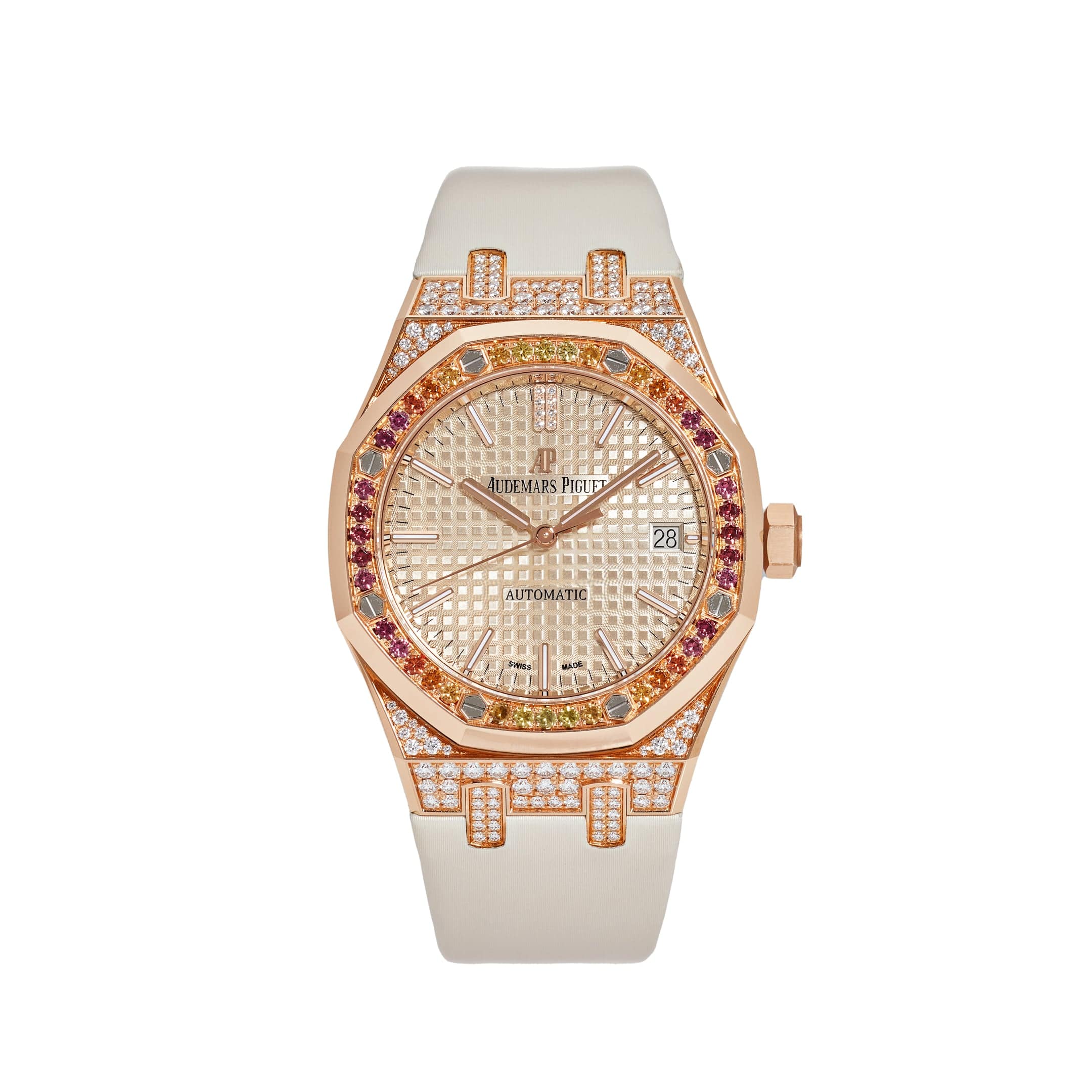 Audemars Piguet Royal Oak Rose Gold and Diamonds - Audemars Piguet Royal Oak Rose Gold and Diamonds -