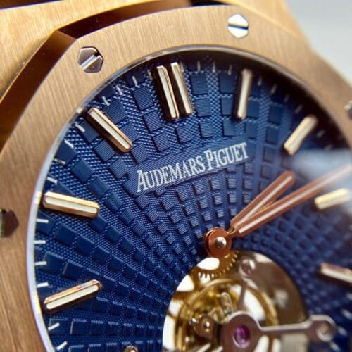 Audemars Piguet Royal Oak Tourbillon 26522OR 41mm in Rose Gold with Blue Dial - Audemars Piguet Royal Oak Tourbillon 26522OR 41mm in Rose Gold with Blue Dial -