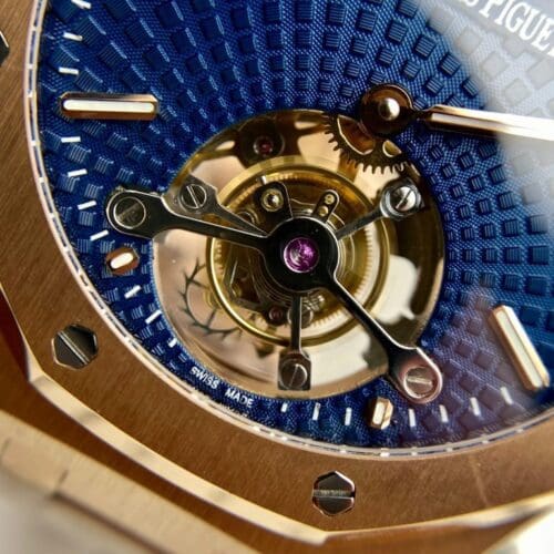 Audemars Piguet Royal Oak Tourbillon 26522OR 41mm in Rose Gold with Blue Dial - Audemars Piguet Royal Oak Tourbillon 26522OR 41mm in Rose Gold with Blue Dial -