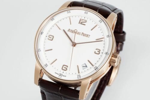 Code11.59 15210 41mm RG White Dial On Brown Leather Strap APSF A4302 Super Clone - Code11.59 15210 41mm RG White Dial On Brown Leather Strap APSF A4302 Super Clone -