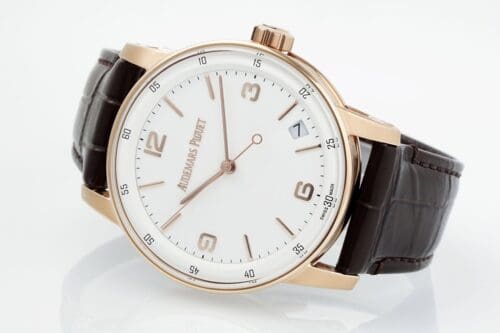 Code11.59 15210 41mm RG White Dial On Brown Leather Strap APSF A4302 Super Clone - Code11.59 15210 41mm RG White Dial On Brown Leather Strap APSF A4302 Super Clone -