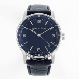 Code11.59 15210 41mm SS Blue Dial On Blue Leather Strap APSF A4302 Super Clone -