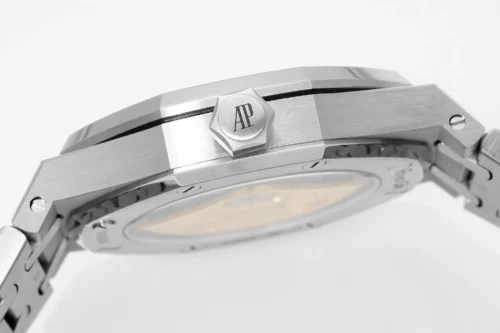 Royal Oak 15410 Frosted SS/SS Black Textured Dial APSF SA3120 Super Clone - Royal Oak 15410 Frosted SS/SS Black Textured Dial APSF SA3120 Super Clone -