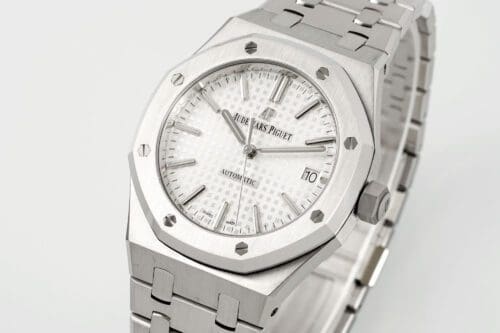 Royal Oak 15450 37mm SS/RG White Textured Dial APSF SA3120 Super Clone - Royal Oak 15450 37mm SS/RG White Textured Dial APSF SA3120 Super Clone -