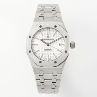 Royal Oak 15450 37mm SS/RG White Textured Dial APSF SA3120 Super Clone -