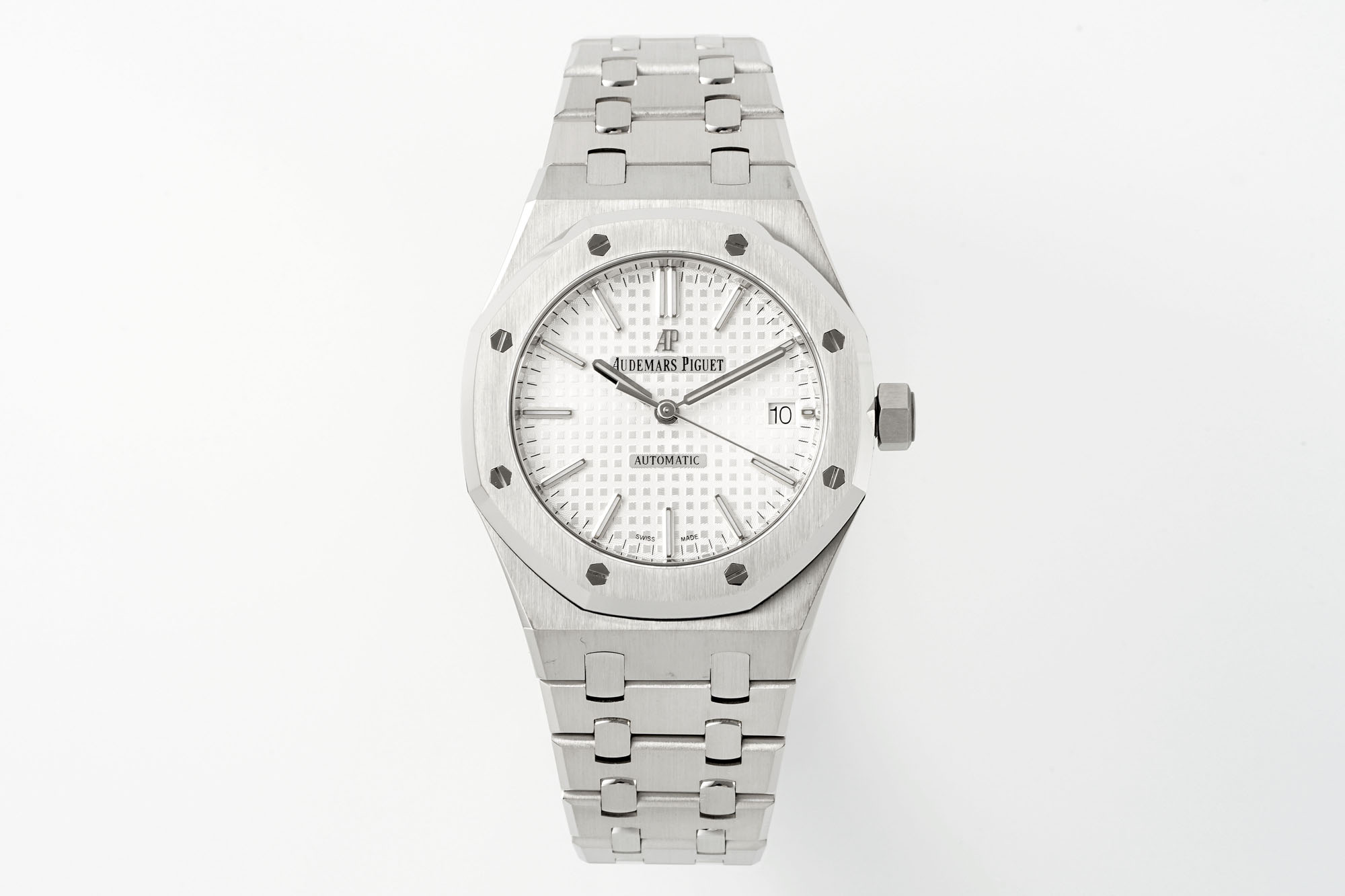 Royal Oak 15450 37mm SS/RG White Textured Dial APSF SA3120 Super Clone - Royal Oak 15450 37mm SS/RG White Textured Dial APSF SA3120 Super Clone -