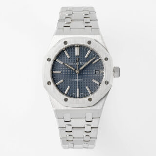 Royal Oak 15450 37mm SS/SS Blue Textured Dial APSF SA3120 Super Clone -