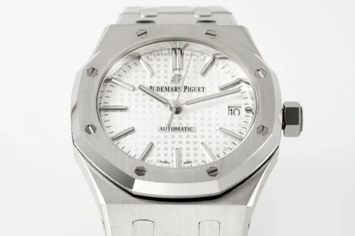 Royal Oak 15450 37mm SS/SS White Textured Dial APSF SA3120 Super Clone - Royal Oak 15450 37mm SS/SS White Textured Dial APSF SA3120 Super Clone -