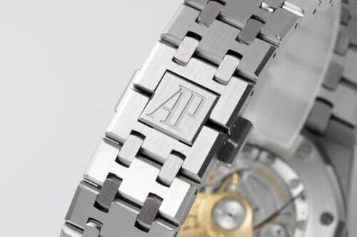 Royal Oak 37mm 15451 SS APSF 1:1 Best Edition Blue Textured Dial on SS Bracelet SA3120 Super Clone - Royal Oak 37mm 15451 SS APSF 1:1 Best Edition Blue Textured Dial on SS Bracelet SA3120 Super Clone -