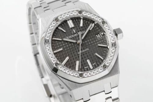 Royal Oak 37mm 15451 SS APSF 1:1 Best Edition Gray Textured Dial on SS Bracelet SA3120 Super Clone - Royal Oak 37mm 15451 SS APSF 1:1 Best Edition Gray Textured Dial on SS Bracelet SA3120 Super Clone -