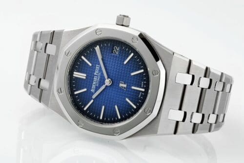Royal Oak 39mm 15202IP Titanium ZF 1:1 Best Edition Gradient Blue Textured Dial on SS Bracelet A2121 V2 - Royal Oak 39mm 15202IP Titanium ZF 1:1 Best Edition Gradient Blue Textured Dial on SS Bracelet A2121 V2 -