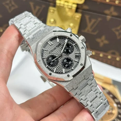 Royal Oak Chrono 26240 Frosted SS APSF 1:1 Best Edition Gray/Black Dial - Royal Oak Chrono 26240 Frosted SS APSF 1:1 Best Edition Gray/Black Dial -