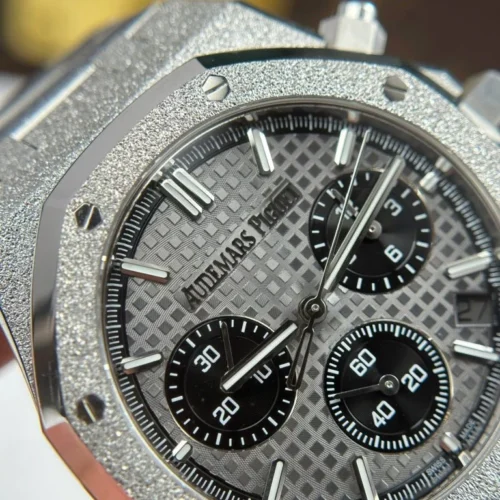 Royal Oak Chrono 26240 Frosted SS APSF 1:1 Best Edition Gray/Black Dial - Royal Oak Chrono 26240 Frosted SS APSF 1:1 Best Edition Gray/Black Dial -