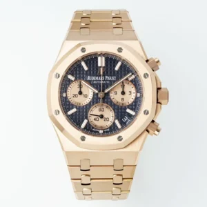 Royal Oak Chrono 26240 RG APSF Blue/RG Dial on RG Bracelet -