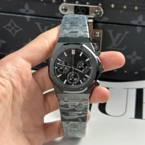 Royal Oak Chrono 26240CE 41mm Ceramic/Cer Black Dial -