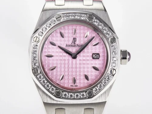 Royal Oak Offshore 33mm SS DRF Best Edition Pink Dial Diamonds Bezel - Royal Oak Offshore 33mm SS DRF Best Edition Pink Dial Diamonds Bezel -