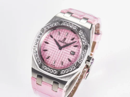 Royal Oak Offshore 33mm SS DRF Best Edition Pink Dial Diamonds Bezel - Royal Oak Offshore 33mm SS DRF Best Edition Pink Dial Diamonds Bezel -