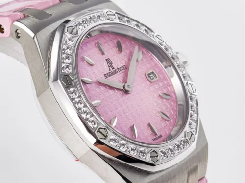 Royal Oak Offshore 33mm SS DRF Best Edition Pink Dial Diamonds Bezel - Royal Oak Offshore 33mm SS DRF Best Edition Pink Dial Diamonds Bezel -