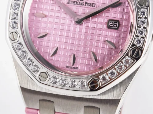 Royal Oak Offshore 33mm SS DRF Best Edition Pink Dial Diamonds Bezel - Royal Oak Offshore 33mm SS DRF Best Edition Pink Dial Diamonds Bezel -