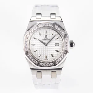 Royal Oak Offshore 33mm SS DRF Best Edition White Dial Diamonds Bezel -