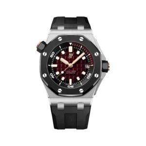  Royal Oak Offshore Diver Smoked Red Dial White Gold -