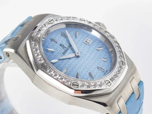 Royal Oak Offshore Ladies 33mm DRF Best Edition Blue Dial Diamonds Bezel - Royal Oak Offshore Ladies 33mm DRF Best Edition Blue Dial Diamonds Bezel -