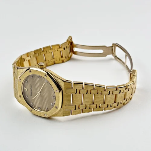 Royal Oak Yellow Gold Champagne Diamond Dial - Royal Oak Yellow Gold Champagne Diamond Dial -