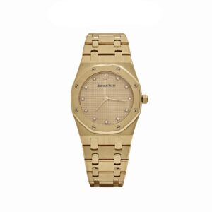  Royal Oak Yellow Gold Champagne Diamond Dial -