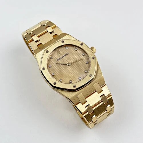 Royal Oak Yellow Gold Champagne Diamond Dial - Royal Oak Yellow Gold Champagne Diamond Dial -