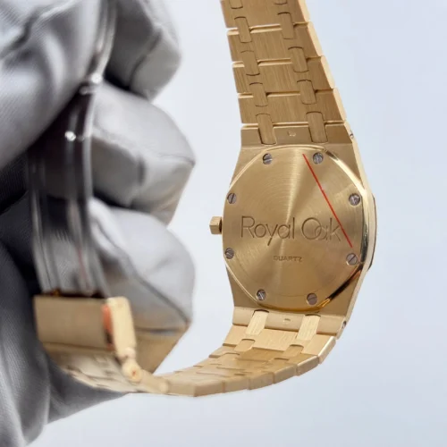 Royal Oak Yellow Gold Diamond Dial Diamond Bezel Quartz - Royal Oak Yellow Gold Diamond Dial Diamond Bezel Quartz -